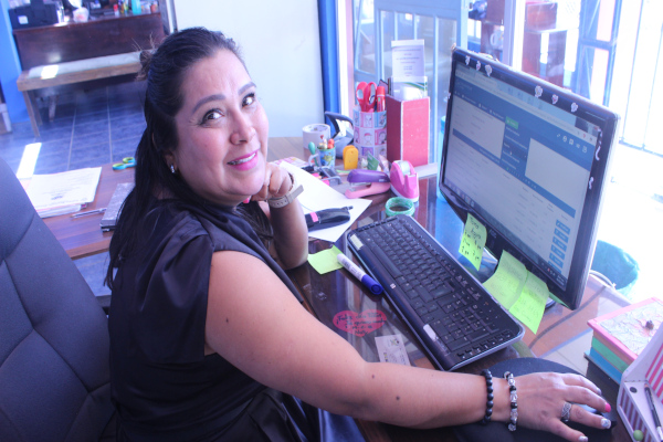 Patricia, asistente administrativa