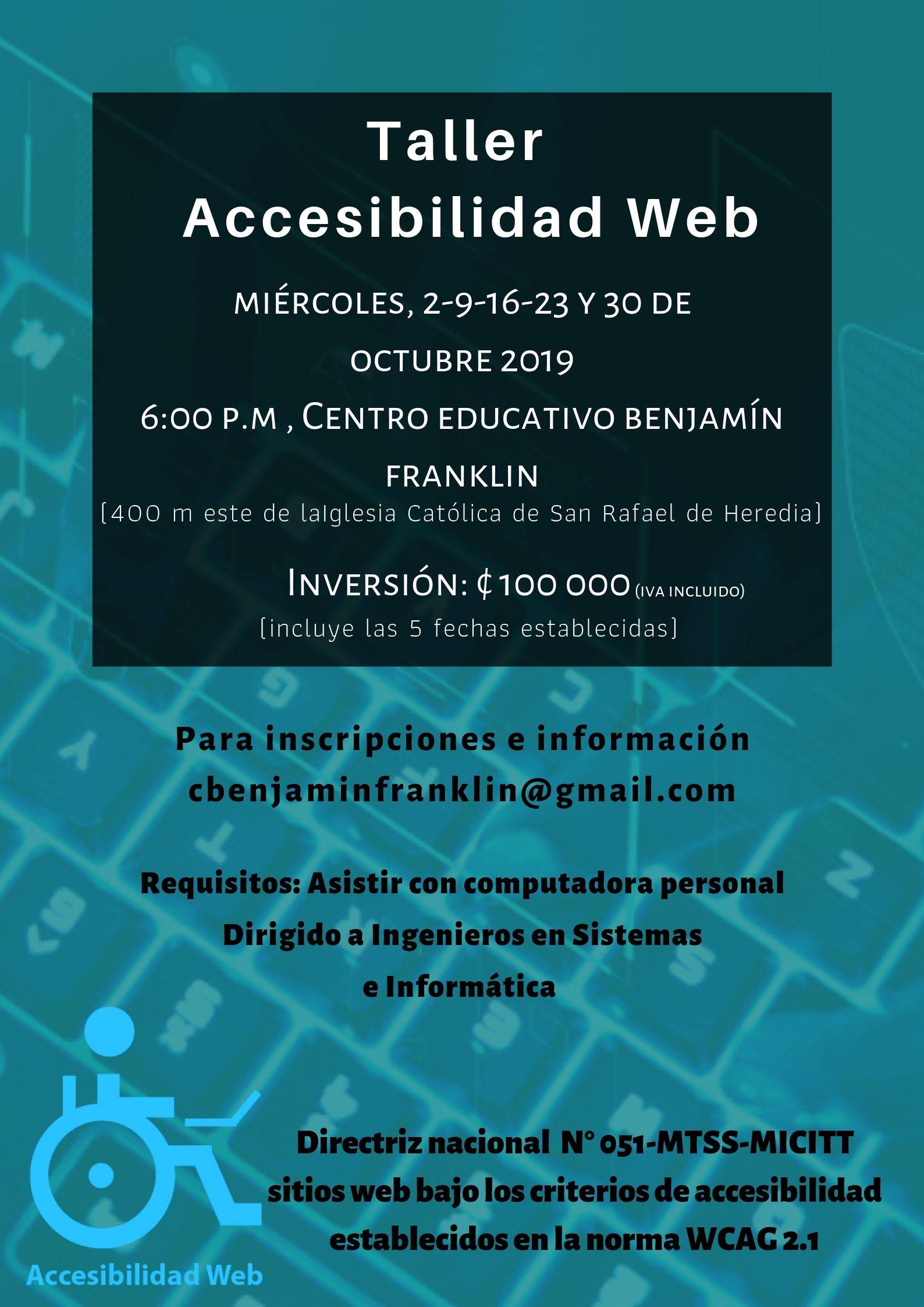 Especificación de taller de accesibilidad.