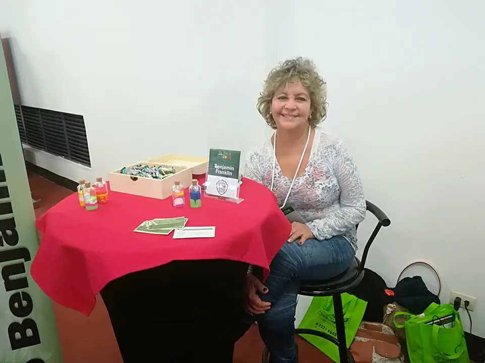 Directora de la institución en un evento